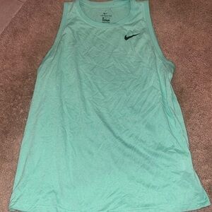 Green nike tank top